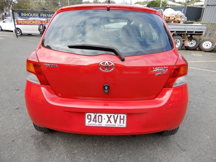 2008 Toyota Yaris YRS NCP91R MY09 Cherry