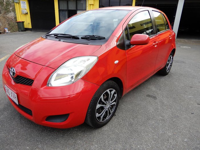 2008 Toyota Yaris YRS NCP91R MY09 Cherry