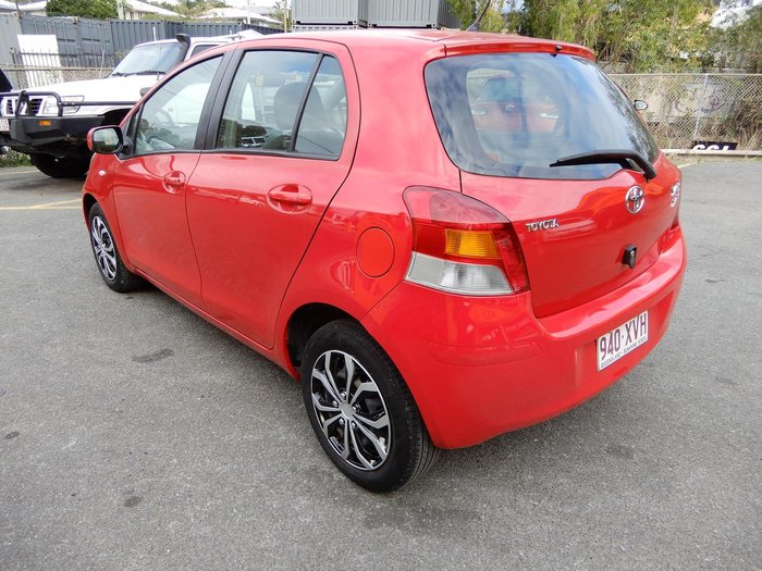 2008 Toyota Yaris YRS NCP91R MY09 Cherry