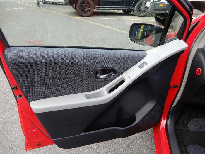 2008 Toyota Yaris YRS NCP91R MY09 Cherry