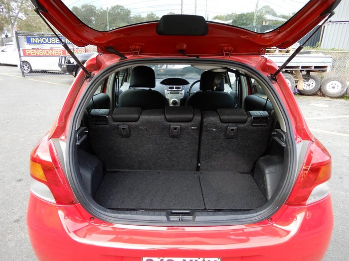 2008 Toyota Yaris YRS NCP91R MY09 Cherry
