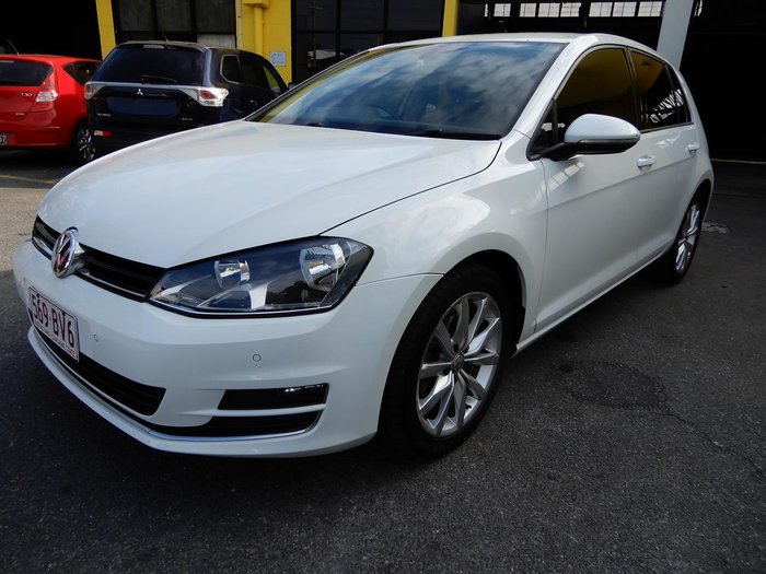 2013 Volkswagen Golf 110TDI Highline 7 MY14 Pure White