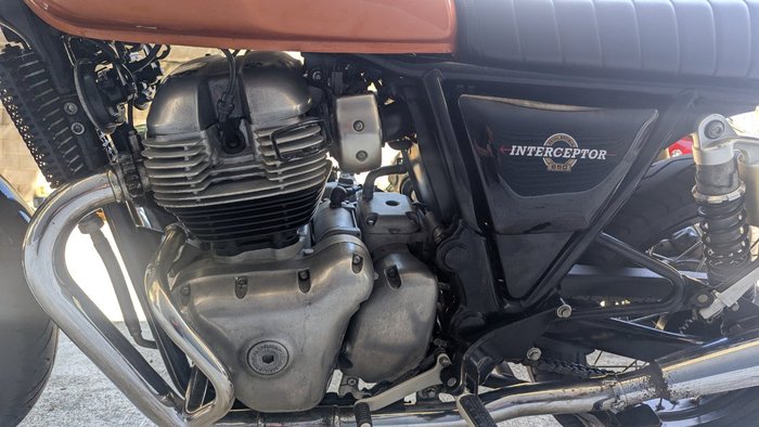 2021 ROYAL ENFIELD (SEE ALSO ENFIEL INTERCEPTOR 650 E5 CUSTOM Black