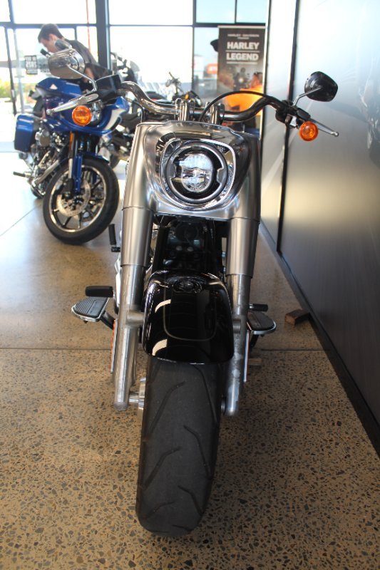 2019 Harley-davidson FLFBS FAT BOY S (114) VIVID BLACK