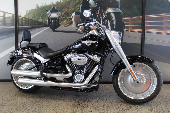2019 Harley-davidson FLFBS FAT BOY S (114) VIVID BLACK