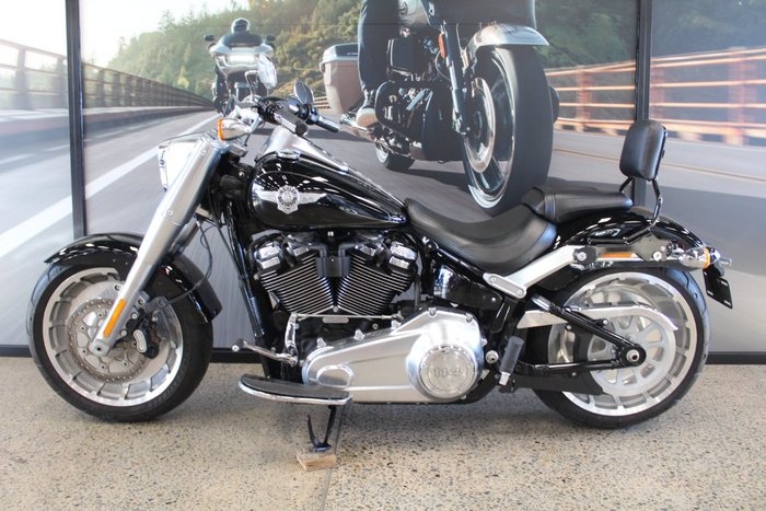 2019 Harley-davidson FLFBS FAT BOY S (114) VIVID BLACK