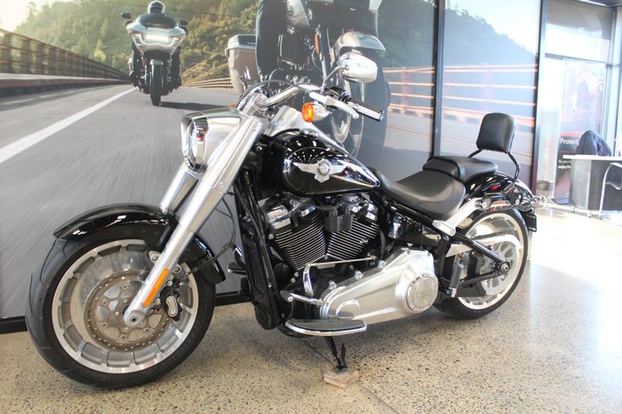 2019 Harley-davidson FLFBS FAT BOY S (114) VIVID BLACK