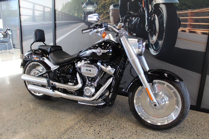 2019 Harley-davidson FLFBS FAT BOY S (114) VIVID BLACK