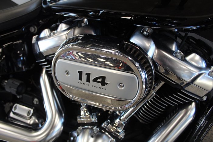 2019 Harley-davidson FLFBS FAT BOY S (114) VIVID BLACK