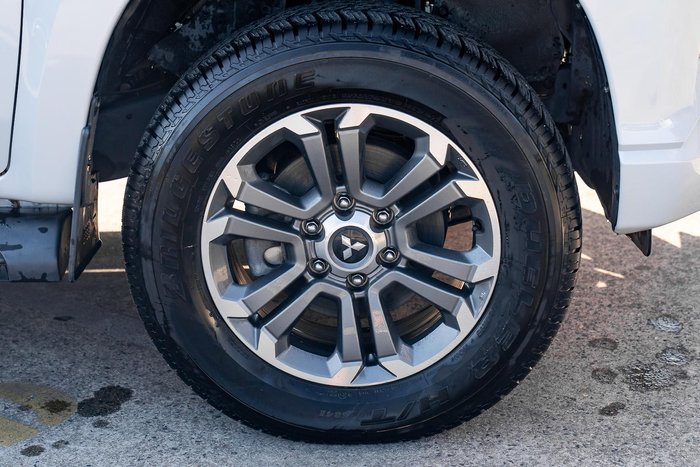 2022 Mitsubishi Triton GLS MR MY23 4X4 Dual Range White