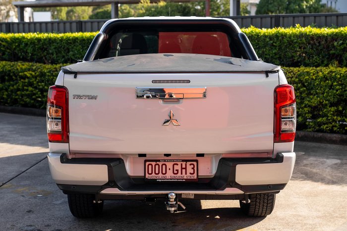 2022 Mitsubishi Triton GLS MR MY23 4X4 Dual Range White