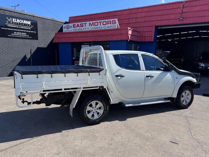 2014 Mitsubishi Triton GLX MN MY15 4X4 Dual Range White