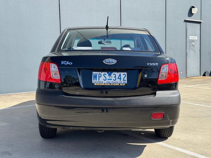 2008 Kia Rio EX JB MY07 Midnight Black