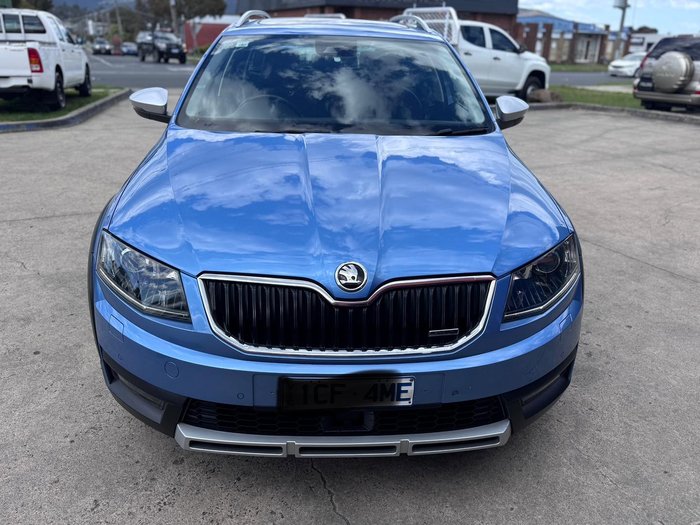 2015 SKODA Octavia Scout Premium 132TSI NE MY15 4X4 Denim Blue