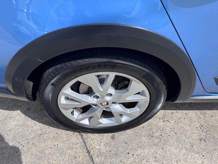 2015 SKODA Octavia Scout Premium 132TSI NE MY15 4X4 Denim Blue