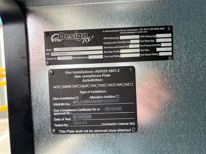 2025 Design RV Forerunner Van 3, 19'6''