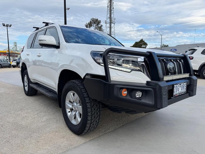 2020 Toyota Landcruiser Prado GXL GDJ150R 4X4 Dual Range Glacier White