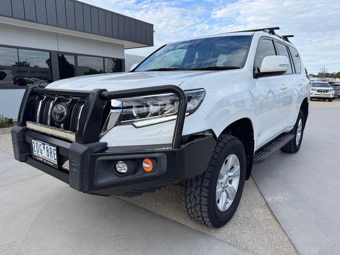 2020 Toyota Landcruiser Prado GXL GDJ150R 4X4 Dual Range Glacier White