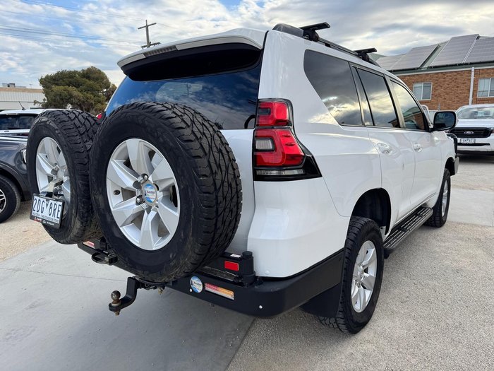 2020 Toyota Landcruiser Prado GXL GDJ150R 4X4 Dual Range Glacier White