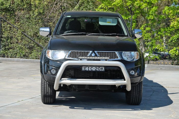 2009 Mitsubishi Triton GLX-R MN MY10 4X4 Dual Range Black