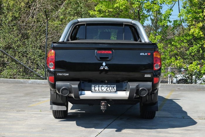 2009 Mitsubishi Triton GLX-R MN MY10 4X4 Dual Range Black