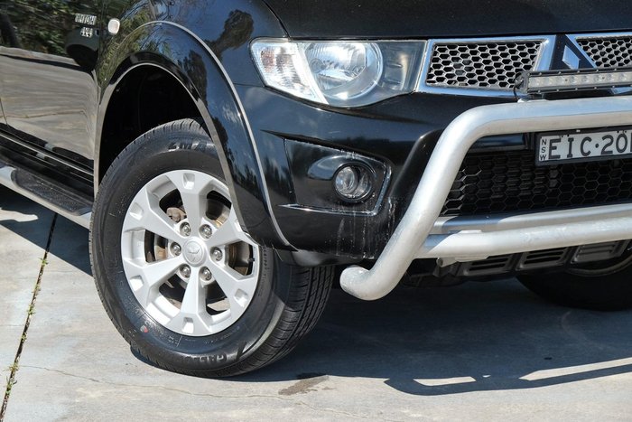 2009 Mitsubishi Triton GLX-R MN MY10 4X4 Dual Range Black