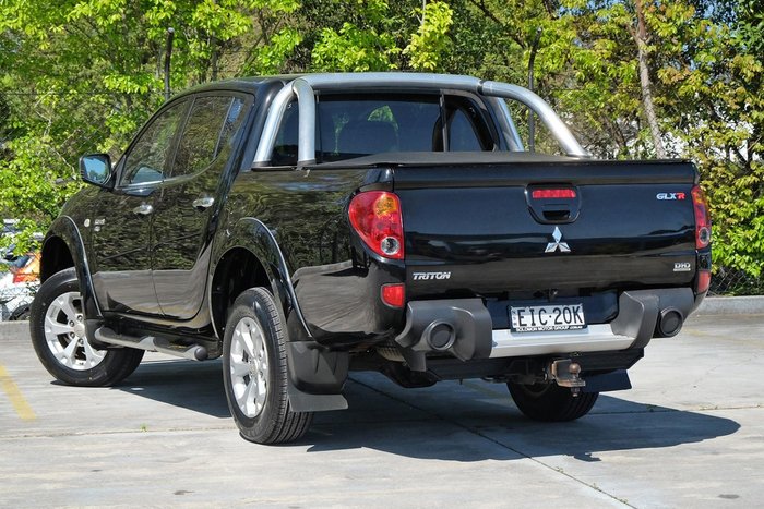 2009 Mitsubishi Triton GLX-R MN MY10 4X4 Dual Range Black