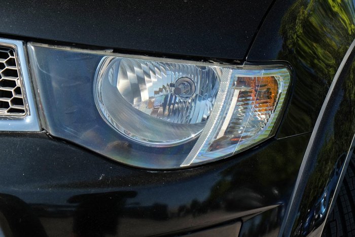 2009 Mitsubishi Triton GLX-R MN MY10 4X4 Dual Range Black