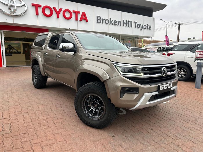 2023 Volkswagen Amarok TDI500 Style NF MY23 4X4 Dual Range Bright Beige