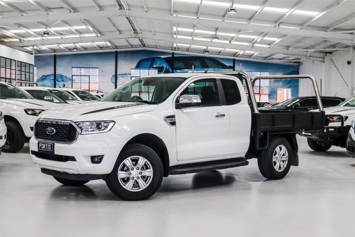 2021 Ford Ranger XLT PX MkIII MY21.75 4X4 Dual Range WHITE