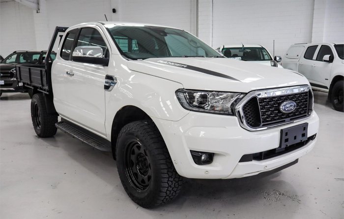 2021 Ford Ranger XLT PX MkIII MY21.75 4X4 Dual Range Arctic White