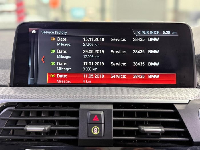 2018 BMW X3 xDrive30d G01 4X4 Constant Phytonic Blue