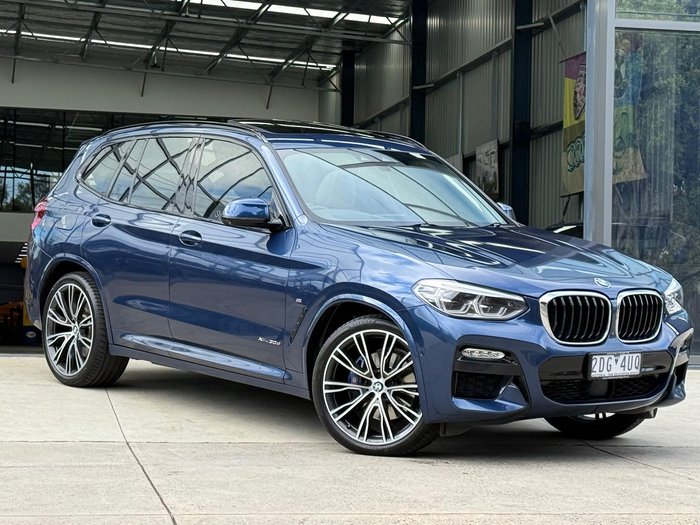 2018 BMW X3 xDrive30d G01 4X4 Constant Phytonic Blue