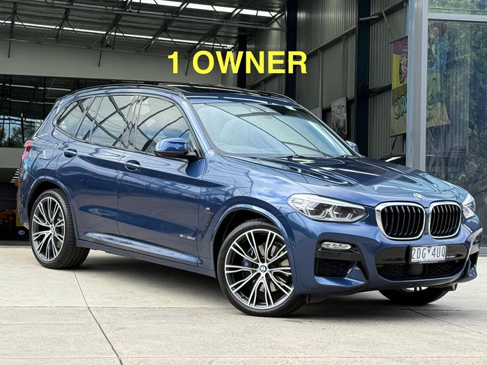 2018 BMW X3 xDrive30d G01 4X4 Constant Phytonic Blue