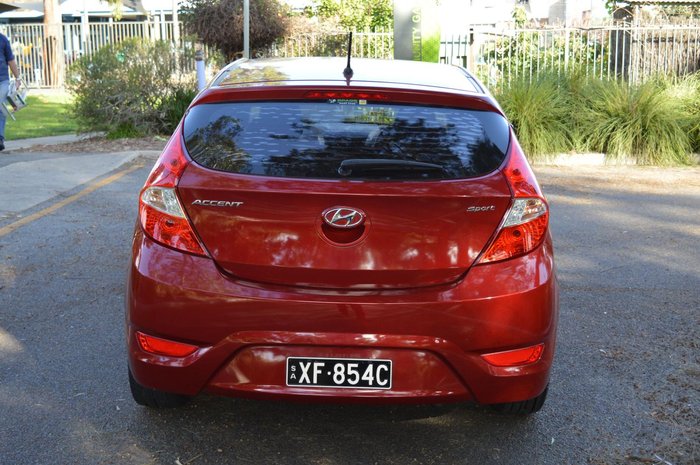 2018 Hyundai Accent Sport RB6 MY18 Pulse Red
