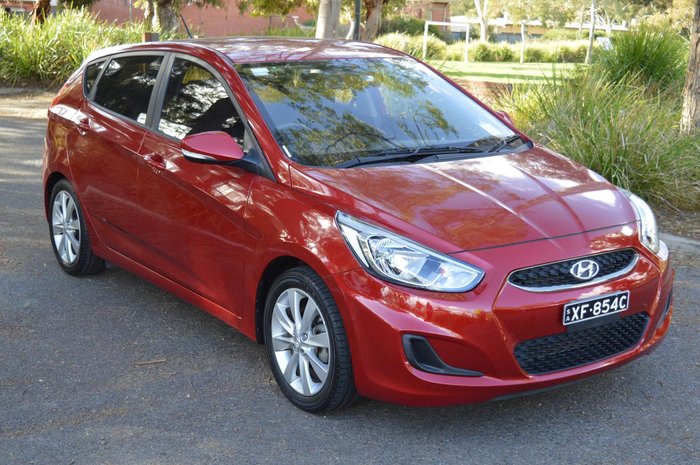 2018 Hyundai Accent Sport RB6 MY18 Pulse Red