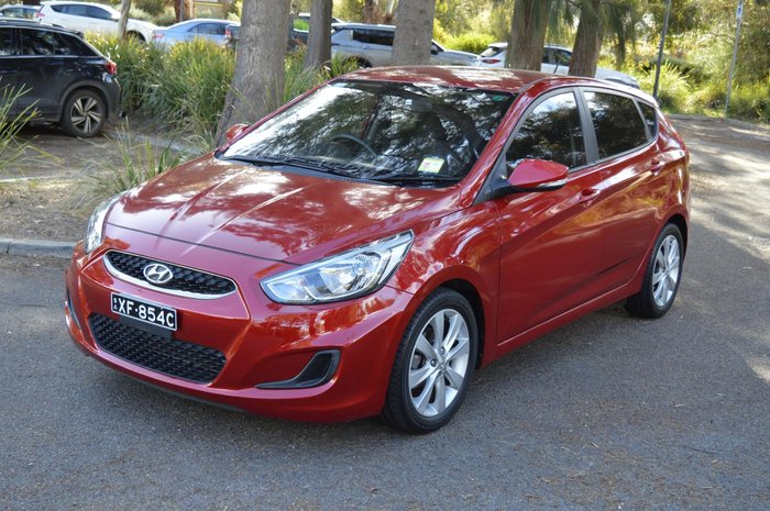 2018 Hyundai Accent Sport RB6 MY18 Pulse Red