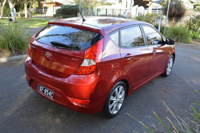 2018 Hyundai Accent Sport RB6 MY18 Pulse Red