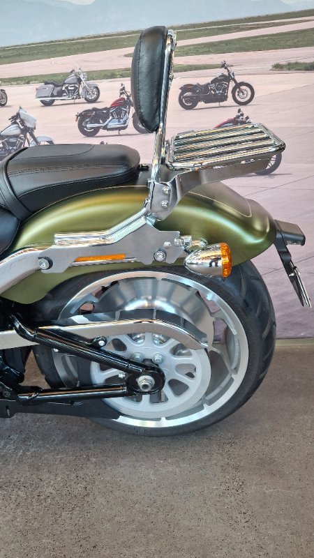 2022 Harley-davidson FLFBS FAT BOY S (114) MINERAL GREEN DENIM