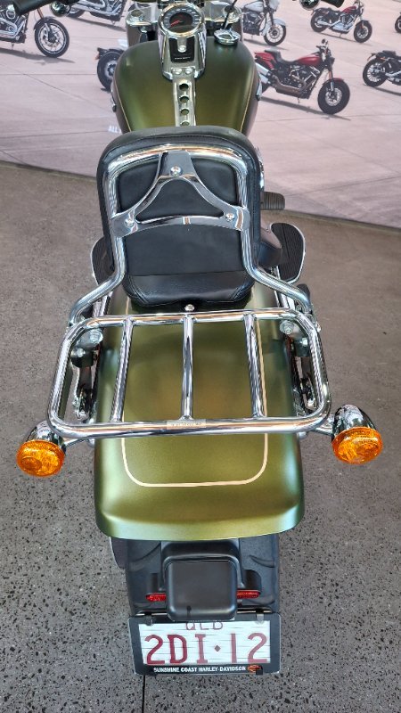 2022 Harley-davidson FLFBS FAT BOY S (114) MINERAL GREEN DENIM