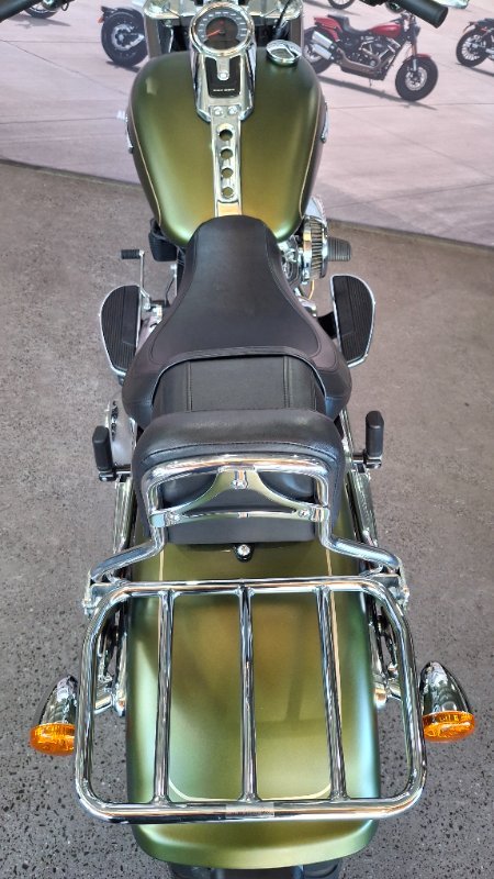 2022 Harley-davidson FLFBS FAT BOY S (114) MINERAL GREEN DENIM