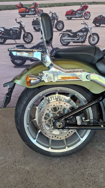 2022 Harley-davidson FLFBS FAT BOY S (114) MINERAL GREEN DENIM