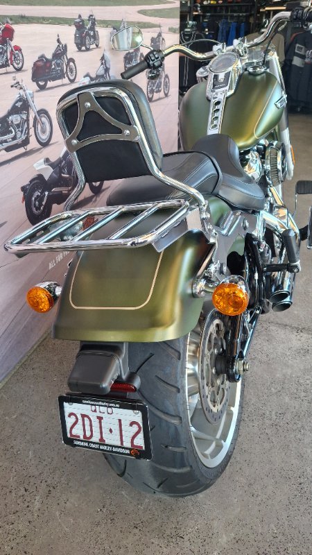 2022 Harley-davidson FLFBS FAT BOY S (114) MINERAL GREEN DENIM