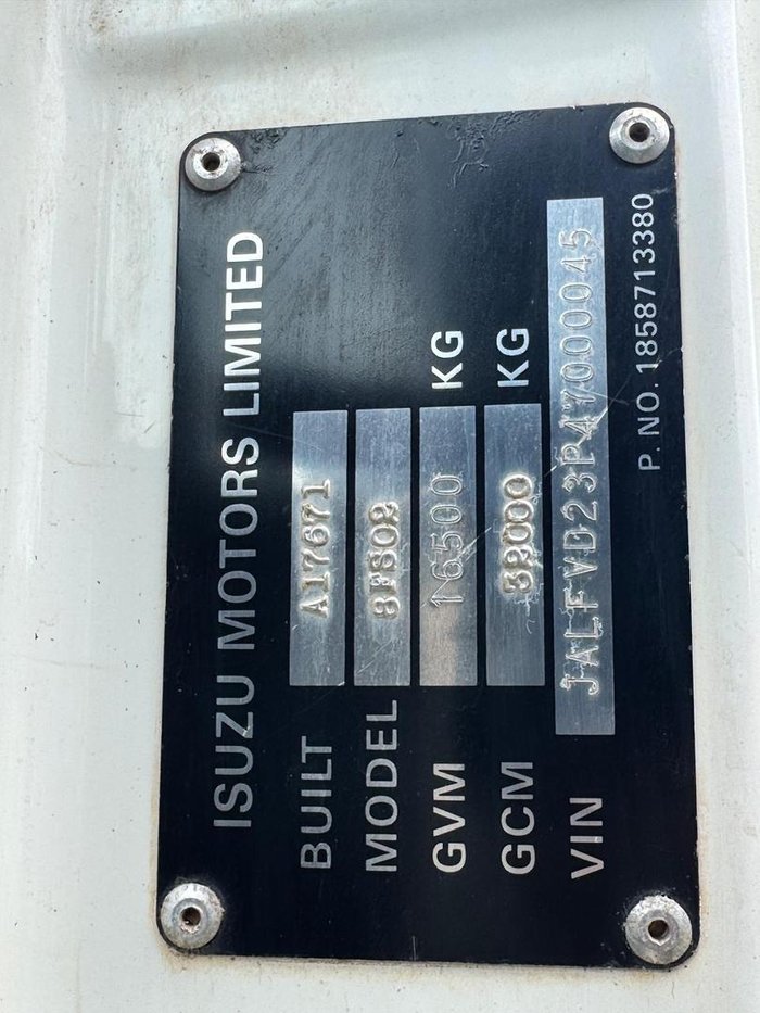 2005 Isuzu Fvr950
