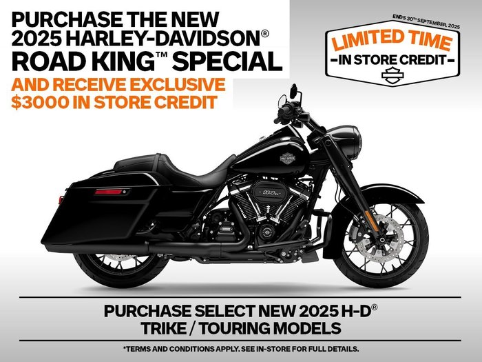 2025 Harley-davidson FLHRXS ROAD KING SPECIAL Vivid Black