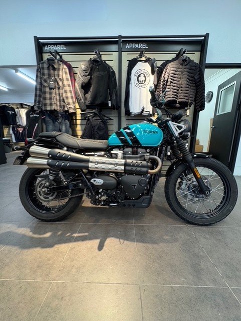 2025 Triumph 2025 Triumph 900CC SCRAMBLER 900 Kingfisher Blue