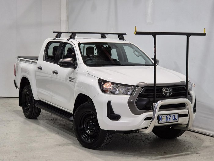 2022 Toyota Hilux SR GUN126R 4X4 Dual Range Glacier White
