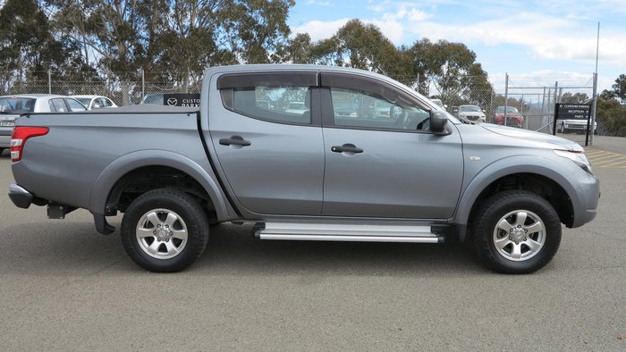 2018 Mitsubishi Triton GLX MQ MY18 4X4 Dual Range Sterling Silver