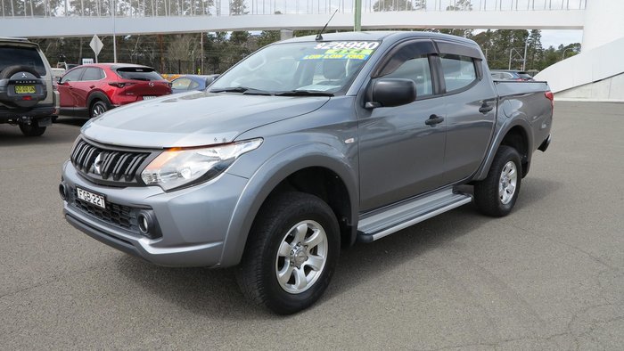 2018 Mitsubishi Triton GLX MQ MY18 4X4 Dual Range Sterling Silver
