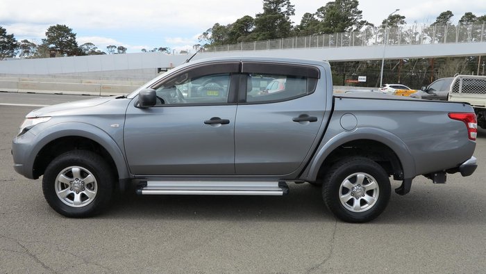 2018 Mitsubishi Triton GLX MQ MY18 4X4 Dual Range Sterling Silver